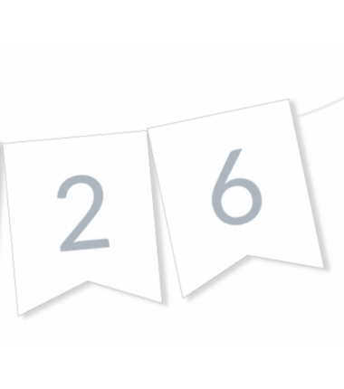 Girlanda srebrna - NOWY ROK 2026