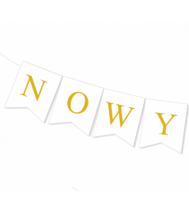 Girlanda złota - NOWY ROK 2026