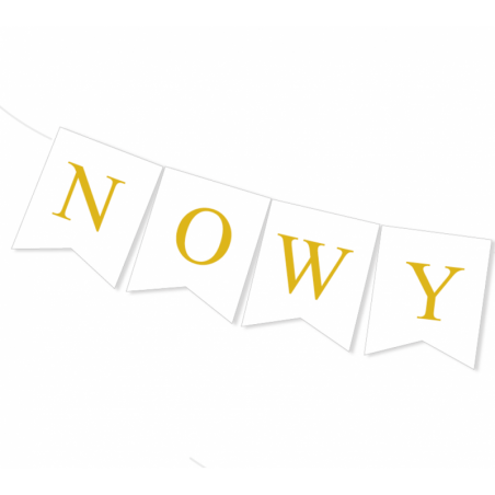 Girlanda złota - NOWY ROK 2026