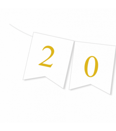 Girlanda złota - NOWY ROK 2026