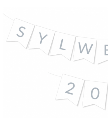 Girlanda srebrna SYLWESTER 2026