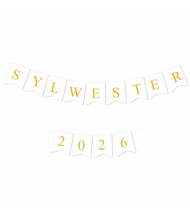 Girlanda złota SYLWESTER 2026