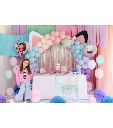 Balony Strong 27 cm Koci Domek Gabi - 6 sztuk