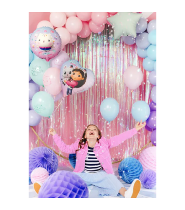 Balon foliowy serce Koci Domek Gabi 35cm