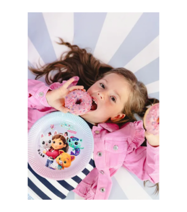 Talerzyki Koci Domek Gabi 23 cm - 6 sztuk