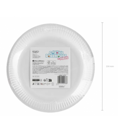 Talerzyki Koci Domek Gabi 23 cm - 6 sztuk