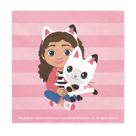 Serwetki Koci Domek Gabi 33 x 33 - 20 sztuk