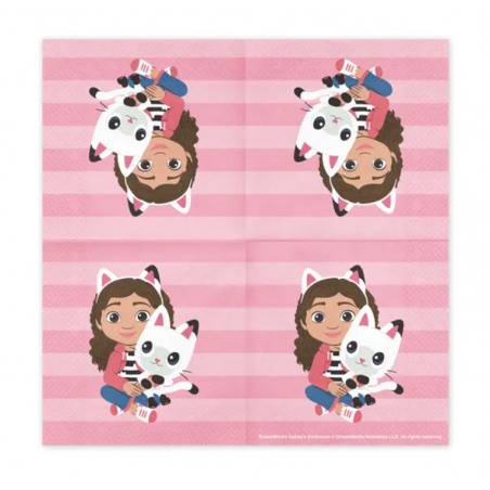 Serwetki Koci Domek Gabi 33 x 33 - 20 sztuk
