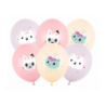 Balony 30 cm Koci Domek Gabi - 6 sztuk