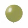 Balon Gemar 80 cm - 31" kula pastelowy zielony oliwkowy Green Olive G30/098 - 1 sztuka
