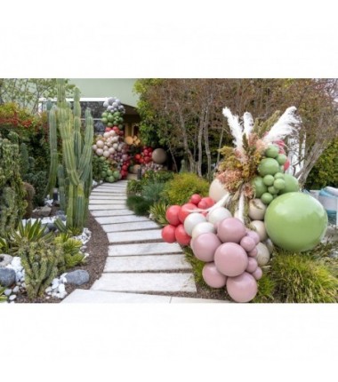 Balon Gemar 80 cm - 31" kula pastelowy zielony oliwkowy Green Olive G30/098 - 1 sztuka