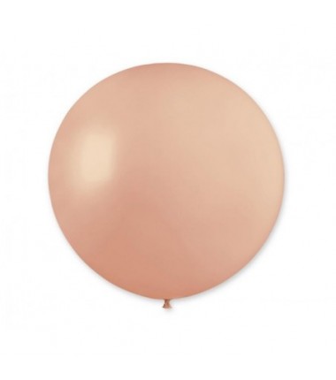 Balon Gemar 80 cm - 31" kula pastelowy mglisty różowy Misty rose G30/099 - 1 sztuka