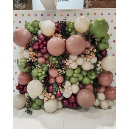 Balon Gemar 80 cm - 31" kula pastelowy mglisty różowy Misty rose G30/099 - 1 sztuka