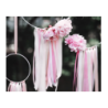 Wstążka satynowa - tasiemka satynowa jasny pudrowy róż - 25 mm - Party Deco