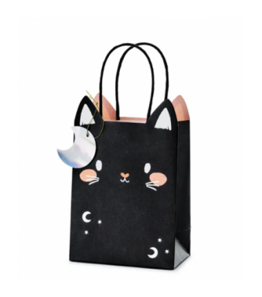 Torebka na prezenty Kot 8x14x18 cm
