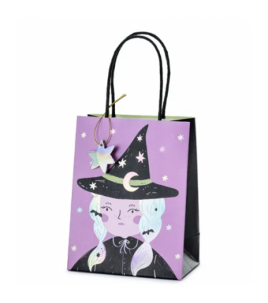 Torebka na prezenty Czarownica 8x14x18 cm