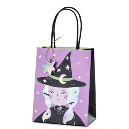 Torebka na prezenty Czarownica 8x14x18 cm