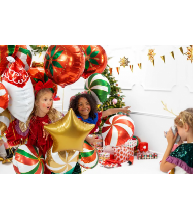 Balon foliowy Cukierek 35cm - czerwony