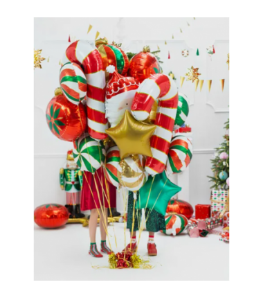 Balon foliowy Cukierek 35cm - czerwony