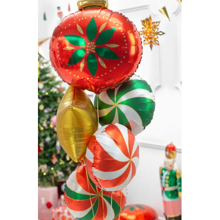 Balon foliowy Cukierek 35cm - zielony