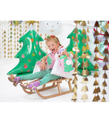 Torebka na prezenty Choinka 14x20.5x8cm