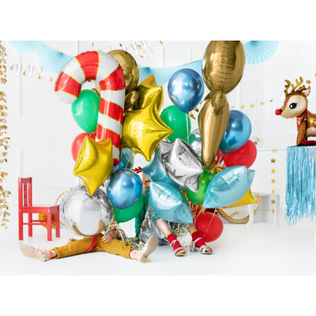 Balon foliowy Cukrowa laska 50x82cm czerwony