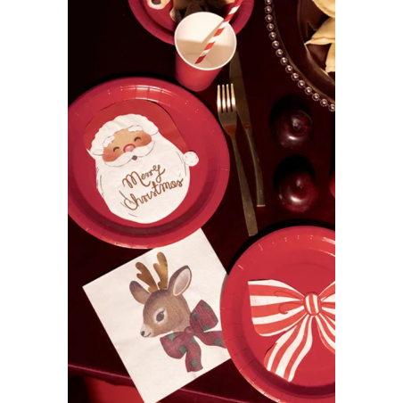 Serwetki Mikołaj 13.5x16 cm - 12 sztuk