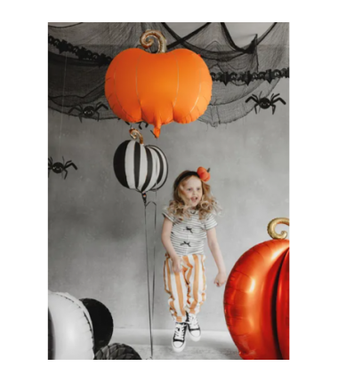 Balon foliowy Dynia 62x59 cm pomarańczowa