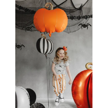 Balon foliowy Dynia 62x59 cm pomarańczowa