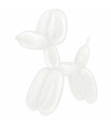 Balony do modelowania rurki transparentne, przeroczyste matowe - 50 sztuk