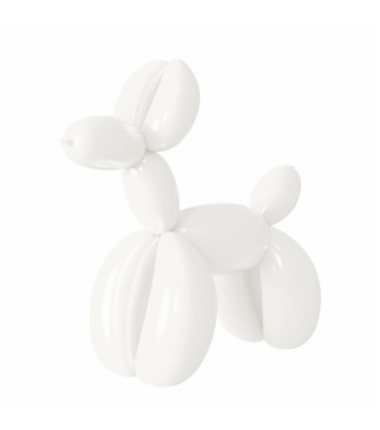 Balony do modelowania rurki białe matowe - 50 sztuk