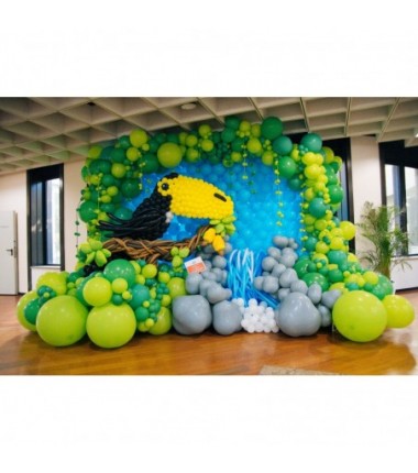 Balon Gemar 48 cm -19" - zielony Green G19/012 - 1 sztuka