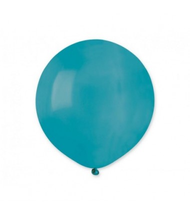 Balon Gemar 48 cm -19" - turkusowo-niebieski Turquoise G19/068 - 1 sztuka