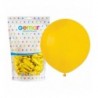 Balon Gemar 48 cm -19" - żółty Yellow G19/002 - 1 sztuka