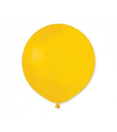 Balon Gemar 48 cm -19" - żółty Yellow G19/002 - 1 sztuka