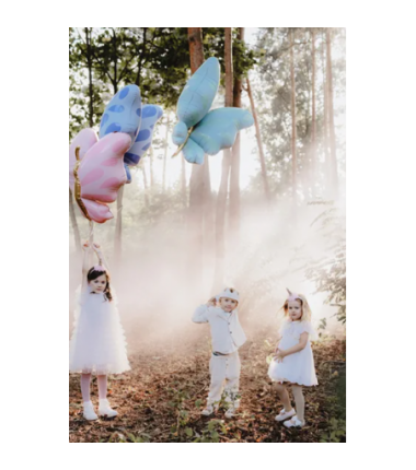 Balon foliowy Motyl 69x69 cm - mięta