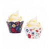 Papilotki do muffinek kwiaty Summer - Have Fun - 6 sztuk