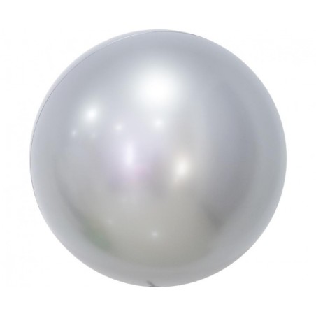 Balon Aqua - kryształowy, grafitowy ok. 30 cm (18")