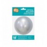 Balon Aqua - kryształowy, grafitowy ok. 30 cm (18")