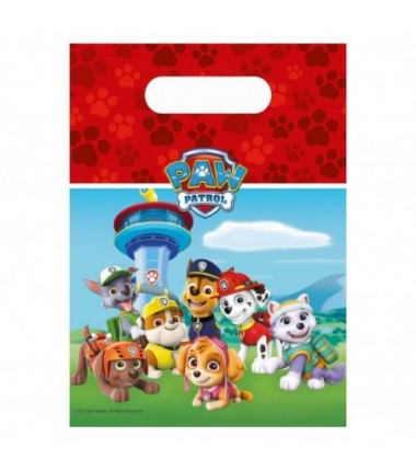 Torebki prezentowe Psi Patrol "Paw Patrol" - 6 sztuk