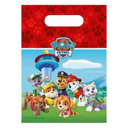 Torebki prezentowe Psi Patrol "Paw Patrol" - 6 sztuk