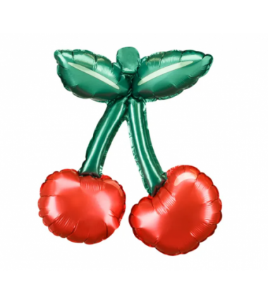 Balony foliowe do girland Wisienki 28x31 cm - 3 sztuki