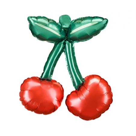 Balony foliowe do girland Wisienki 28x31 cm - 3 sztuki