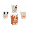 Pudełka na popcorn Pieski 8,7x8,7 cm - 6 sztuk