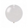 Balon metaliczny Gemar 80 cm - 31"- kula metaliczny perłowy-biały Metallic White GM30/029 - 1 sztuka