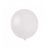 Balon metaliczny Gemar 48 cm - 19" - metaliczny perłowy-biały Metallic White G19/029 - 1 sztuka