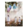 Balon foliowy Motyl 69x69 cm - błękit