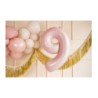 Balon foliowy Cyfra 9 - 72 cm - jasny różowy