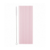 Słomki plastikowe 23 cm - różowy - 12 sztuk