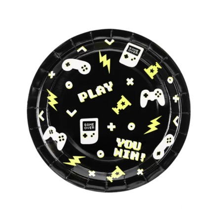 Talerzyki Gamepady 23 cm - 6 sztuk